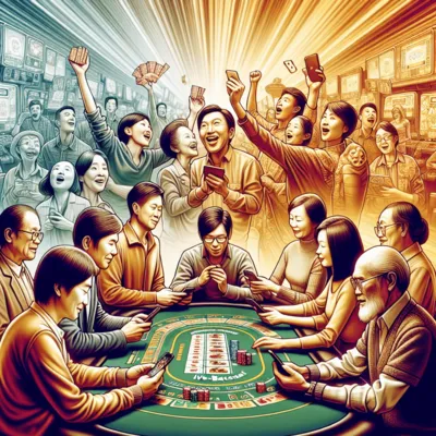 Live-Baccarat dealer gameplay in 2024